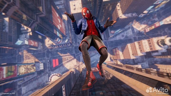 PS4 marvel Человек-Паук Майзл Моралес