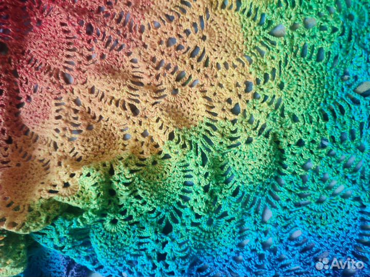 Вязаный платок, шаль