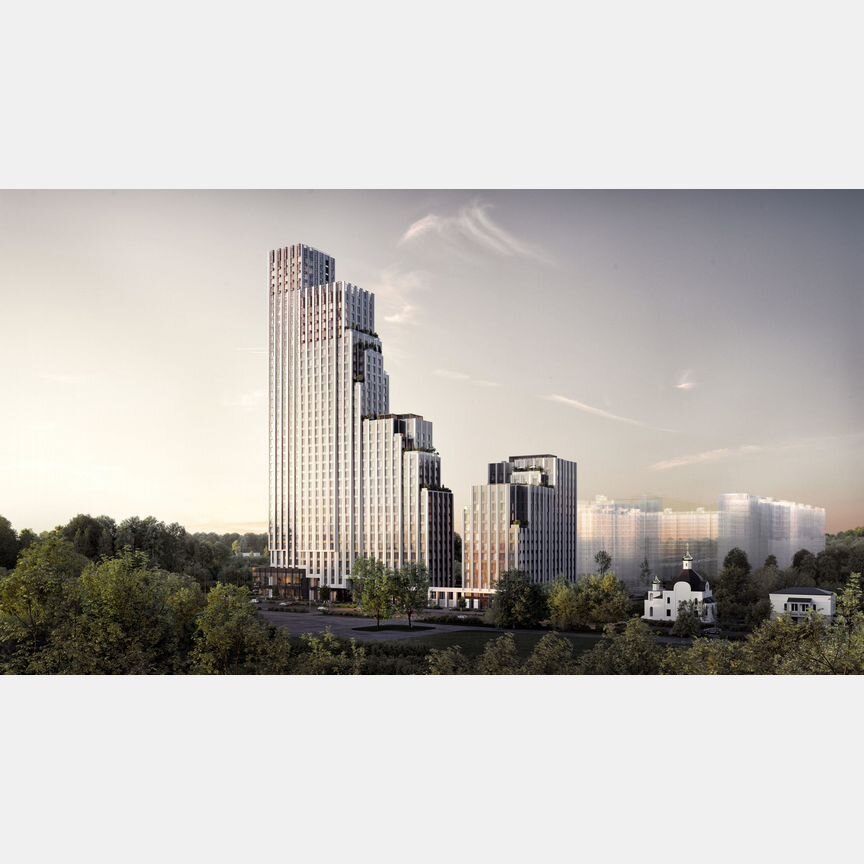 2-к. квартира, 77,1 м², 5/43 эт.