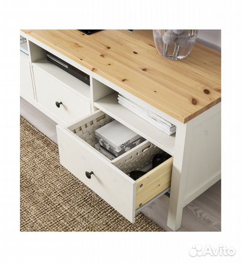 Тумба икеа хемнэс белая новая