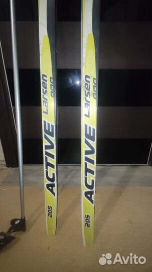 Беговые лыжи Larsen active с палками