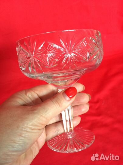 Хрустальная вазочка креманка СССР
