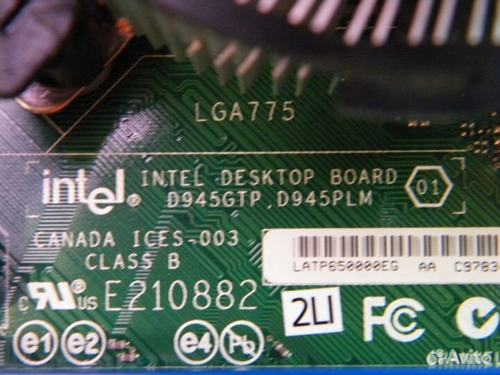 Материнская плата Intel D945GTP