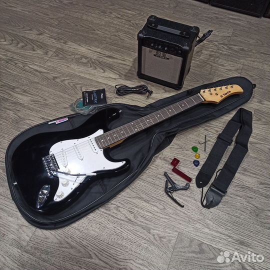 Электрогитара с комбиком (комплект)