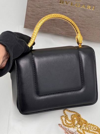 Сумка bulgari bvlgari женская кожа