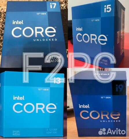 Новые процессоры i3/ i5/ i7 LGA 1700 LGA1200 AM5 купить в Москве с ...