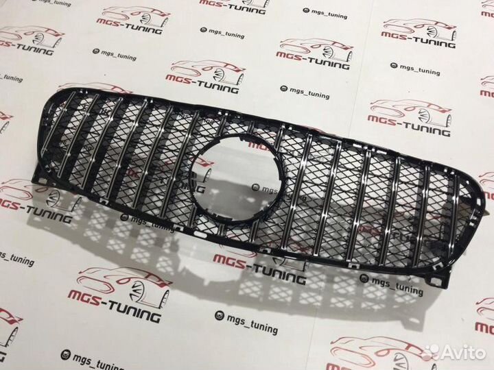 Решетка на Mercedes GLA GT Style Black 13-16г