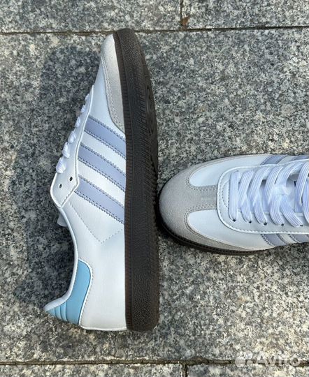 Adidas samba og halo blue