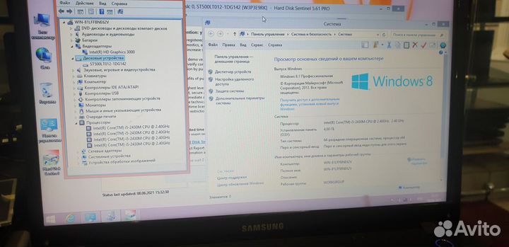 Новый ноутбук asus 8GB DDr4 / 256GB SSD