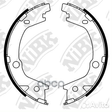 Колодки тормозные FN11004 NiBK