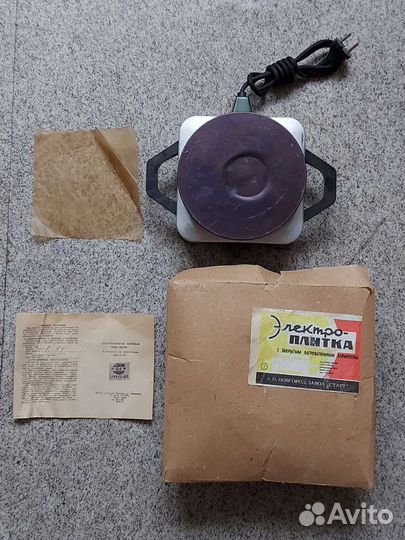 Электроплита настольная, пост СССР