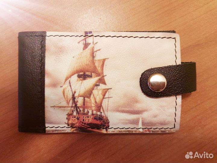 Визитница, картхолдер ручной работы из кожи