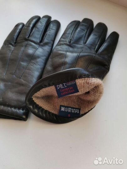 Мужские кожаные перчатки 8