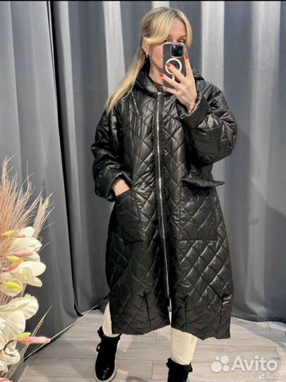 Стеганое пальто