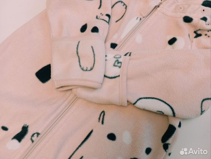 Комбинезон крокид 86 92 флисовый