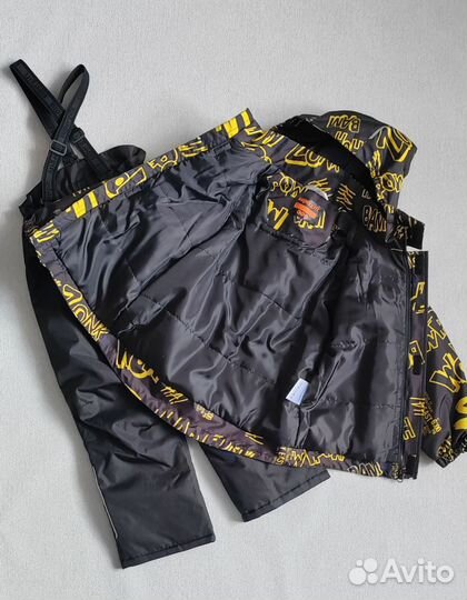 Костюм желтые буквы. 116,128,134