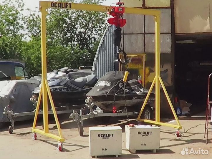 Ocalift мпу 2 т 3х4 м Мини-кран усиленной конструкции ручной козловой мобильный