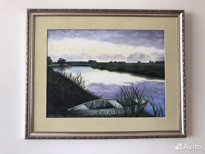 Интерьерная Картина Рассвет в багете 43*52