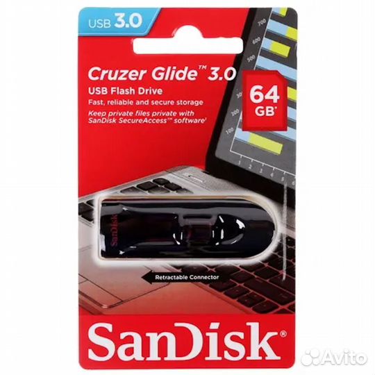 USB-флеш-накопитель Sandisk sdcz600-064G-G35
