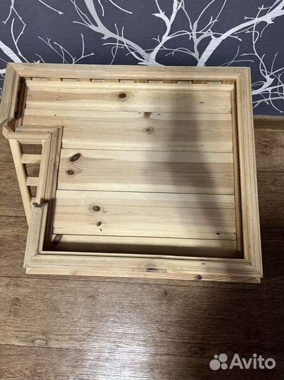 Деревянный домик для кошки или щенка