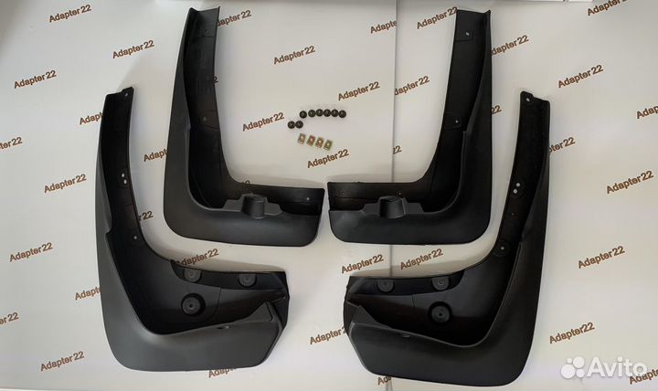 Брызговики BMW X6 2008-2014 Комплект с креплениями