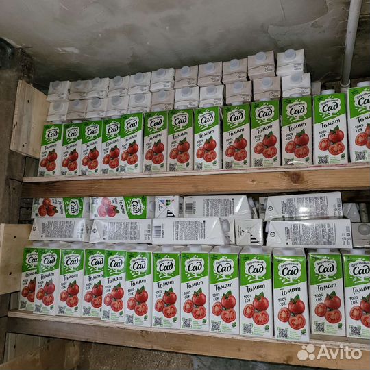 Сок томатный фруктовый сад и сады придонья от 5шт