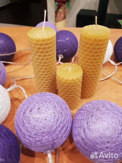 Свечи из натуральной вощины