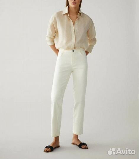 Белые джинсы брюки Massimo dutti оригинал