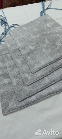 Подушки на стулья 4 штуки