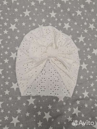 Летняя шапочка, с бантом