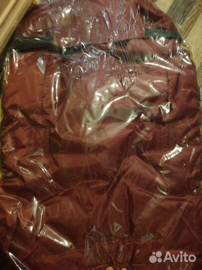 Новый меховой конверт в коляску