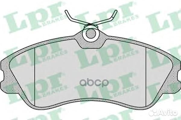 Колодки торм. дисковые 05p950 Lpr