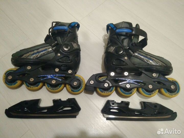Ролики - коньки раздвижные на размер 29-32