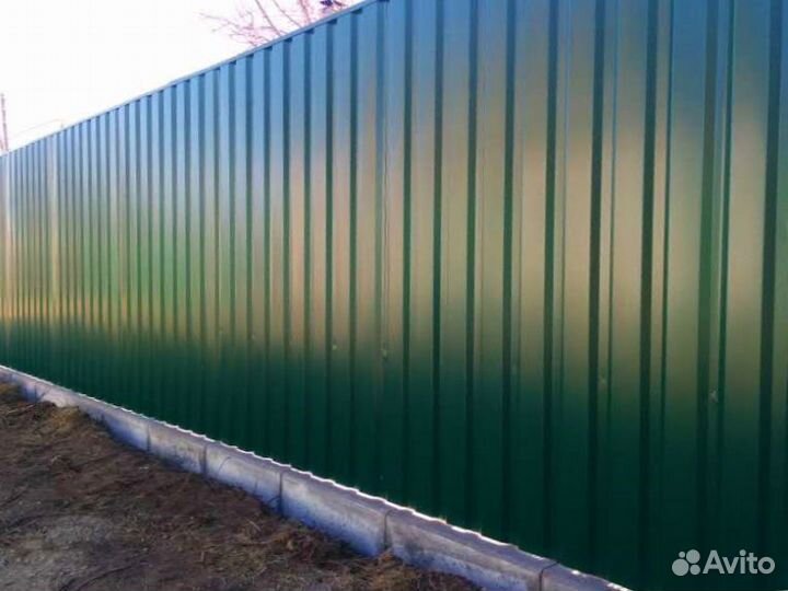 Забор из профнастила
