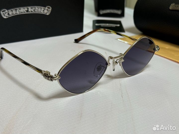 Очки Chrome Hearts DH-SS diamond DOG 56-21-145