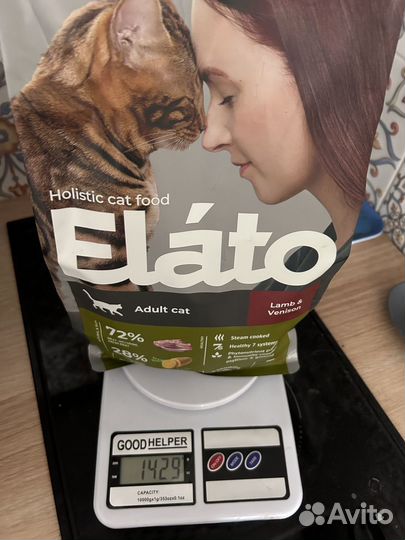 Сухой Holistic корм Elato для кошек без курицы