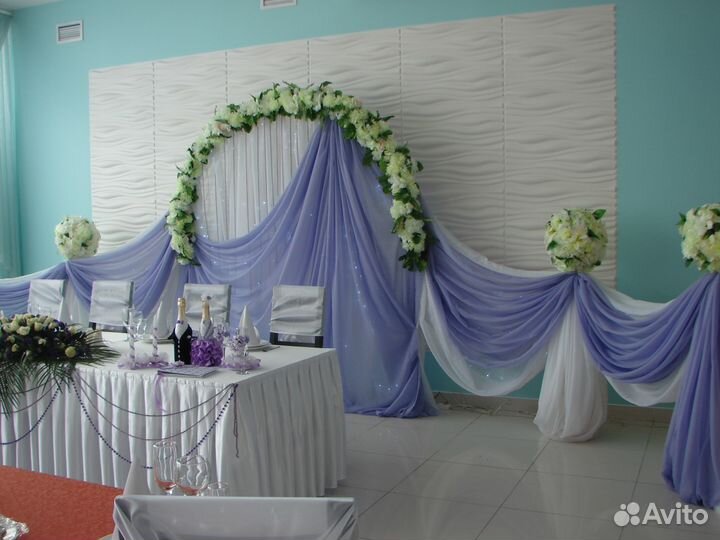 Праздничное оформление свадеб, юбилеев, праздников