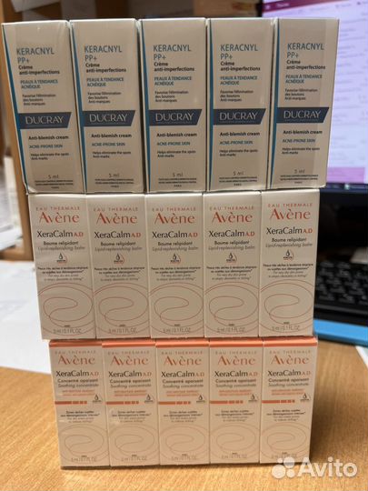 Пробники Aven, Vichy, La roshe Posay и др