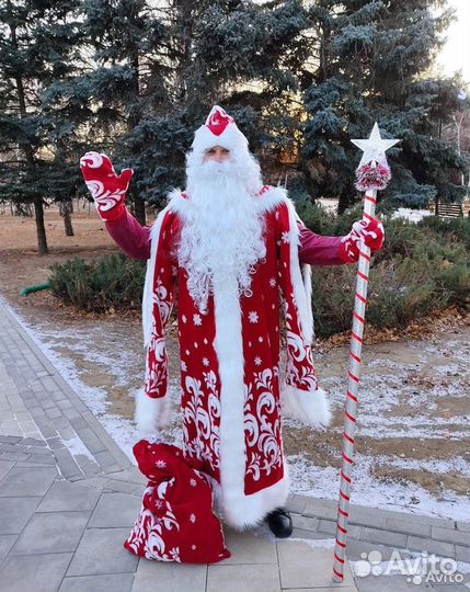Карнавальный костюм деда мороза и снегурочки