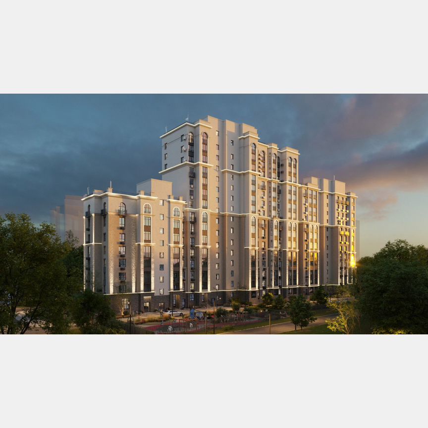 3-к. квартира, 71,8 м², 2/12 эт.