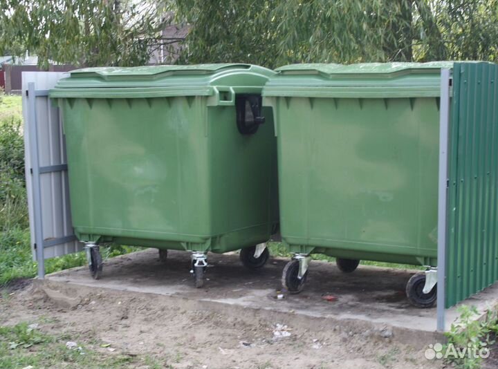 Мусорные контейнер и баки