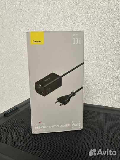 Зарядка Baseus 65W Gan3 Pro Desktop 4в1