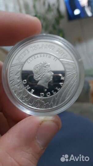 1 доллар Бабочка Апполон