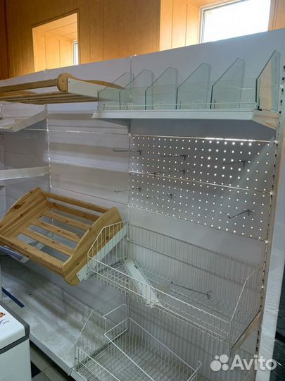 Стеллажи металлические для магазина