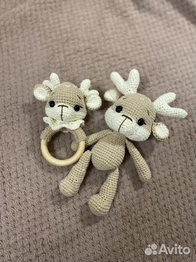 Игрушки и погремушки ручной работы