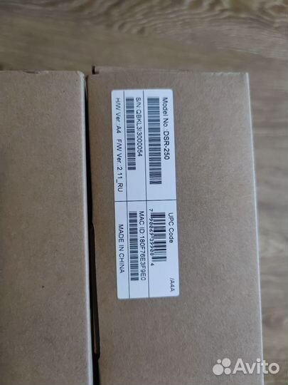 Роутер D-Link DSR-250/A4A Новые в коробках