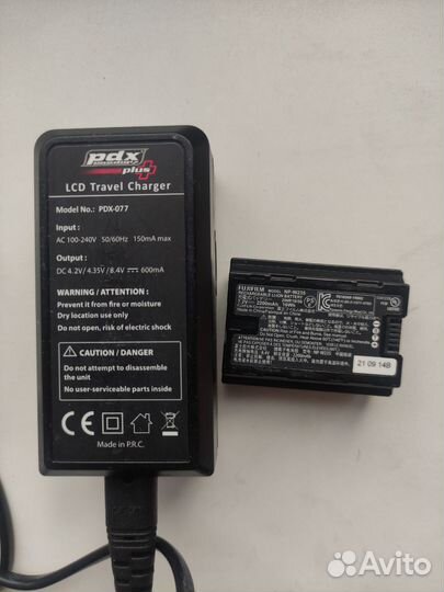 Аккумулятор np-w235 и зарядник fujifilm x-t4, x-t5