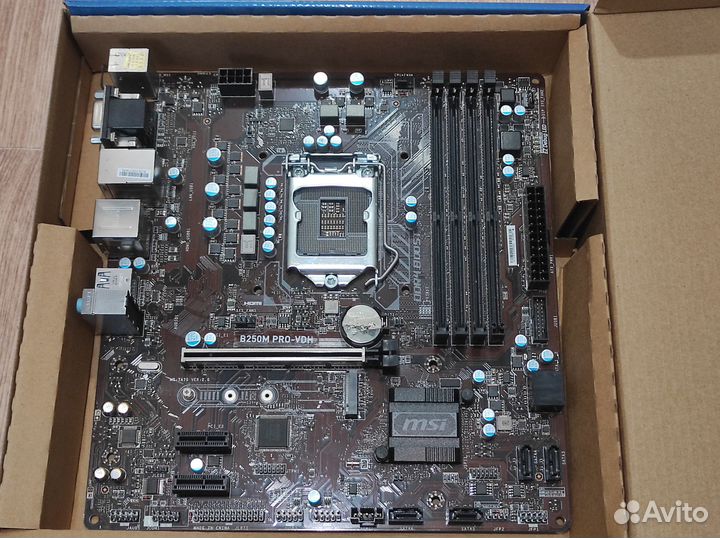 Комплект MSI B250M PRO-VDH, Intel Core I5 7400 BOX