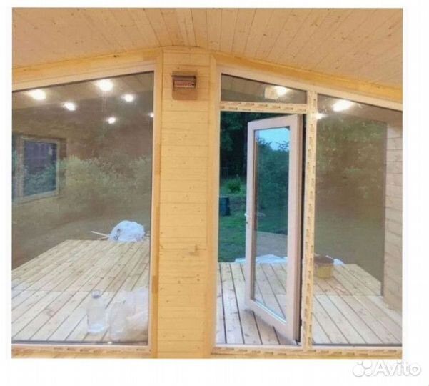 Дом каркасный 7х4,8 с верандой SY-254-K17