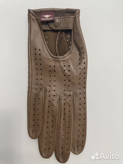 Перчатки кожаные женские